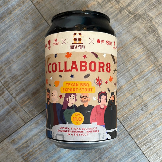 Brew York - COLLABOR8 (Texan BBQ Export Stout)