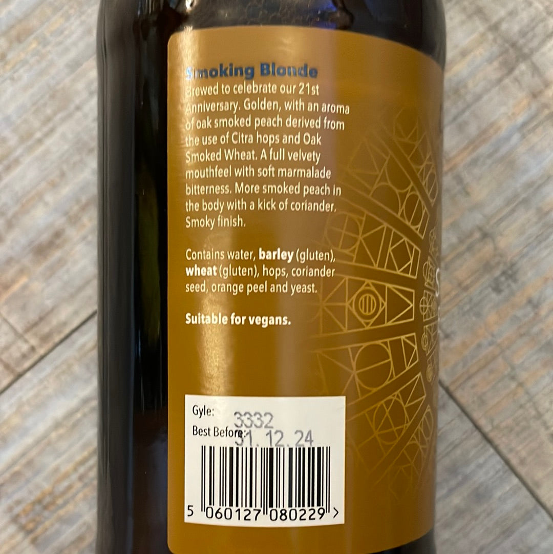 Durham Brewery- Smoking Blonde (Golden Ale)