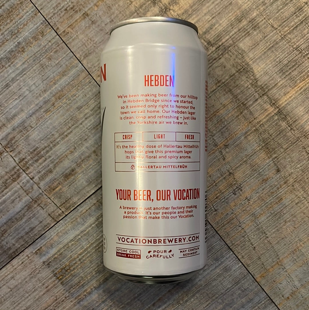 Vocation Brewery - Hebden Lager (Lager - Pale)