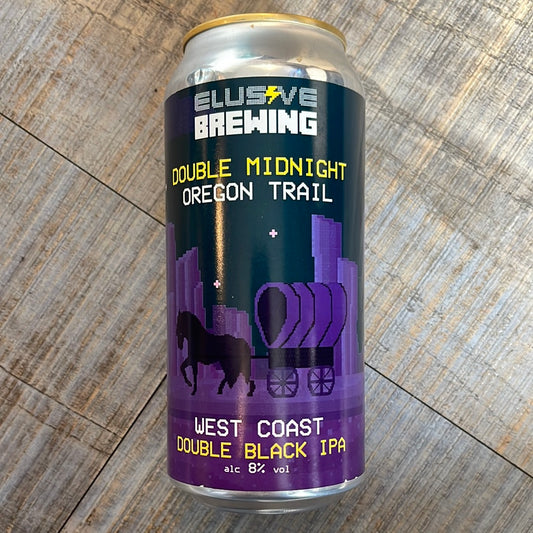 Elusive Brewing - Double Midnight Oregon Trail (IPA - Imperial/Double Black)