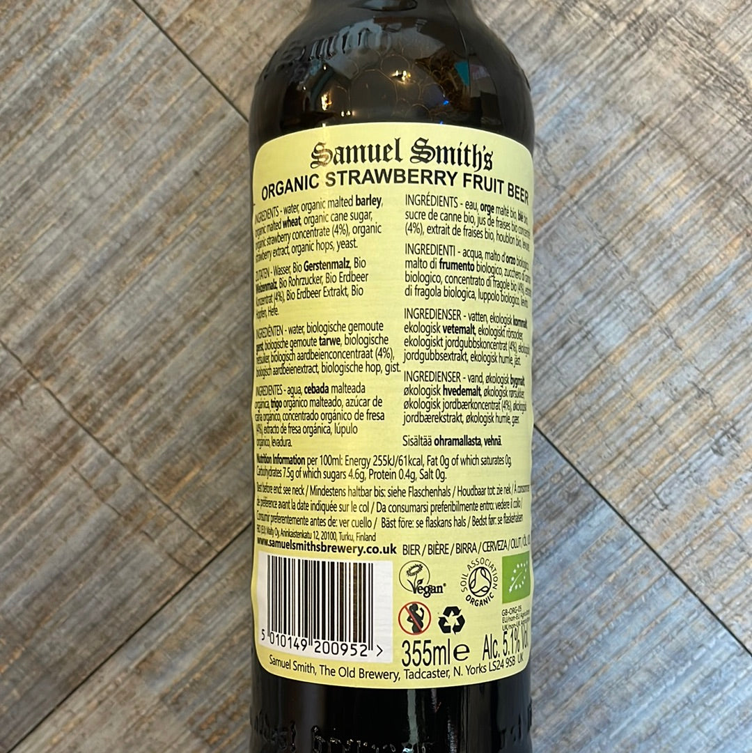 Samuel Smith - Organic Strawberry Fruit Beer
