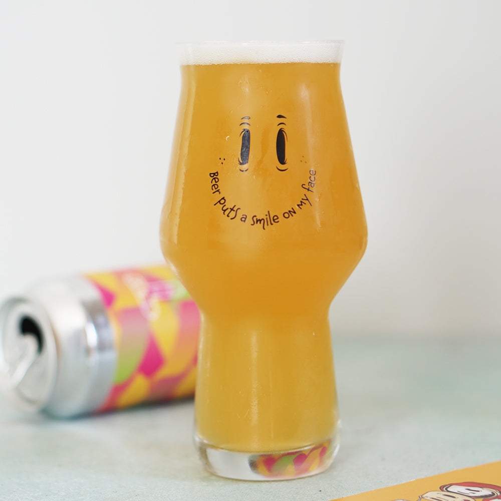 Beer Smile glass