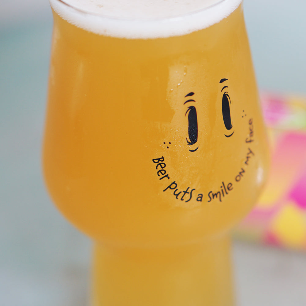 Beer Smile glass