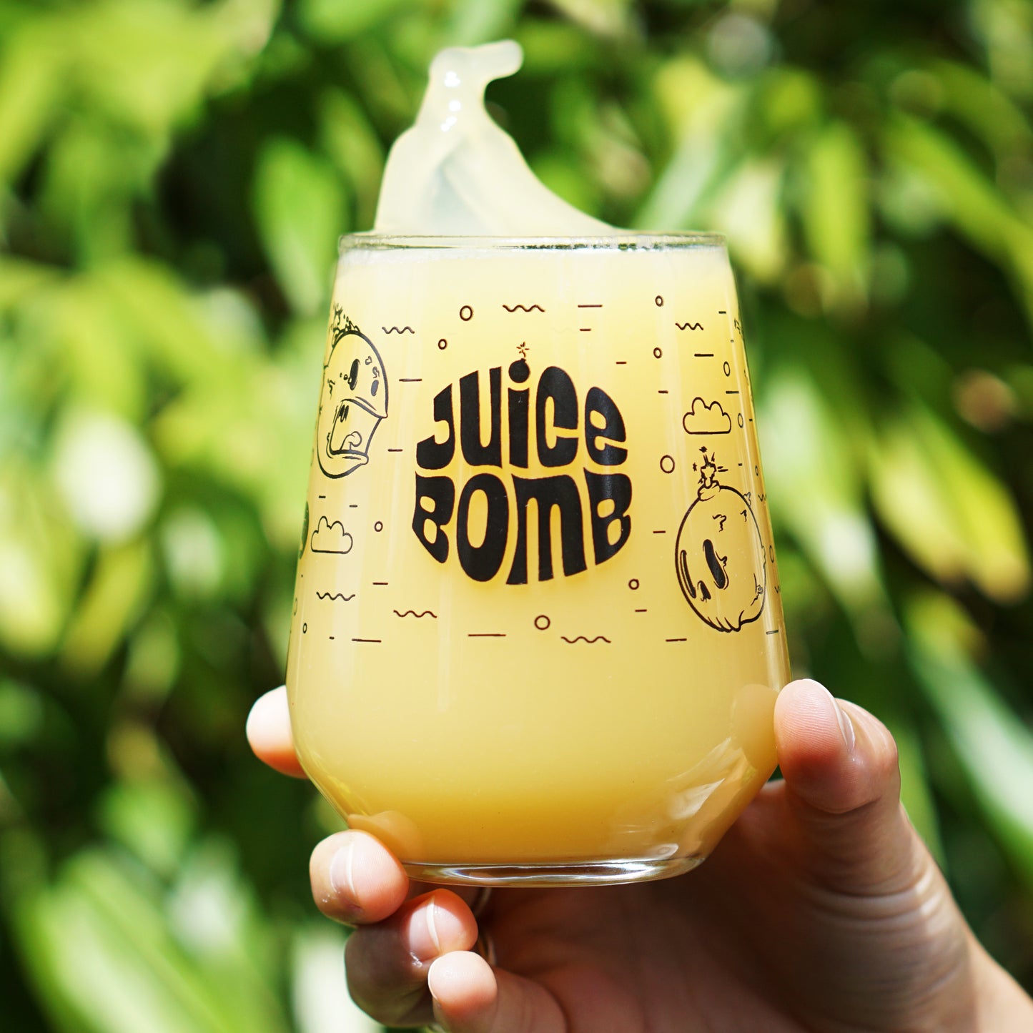 Juice Bomb glass