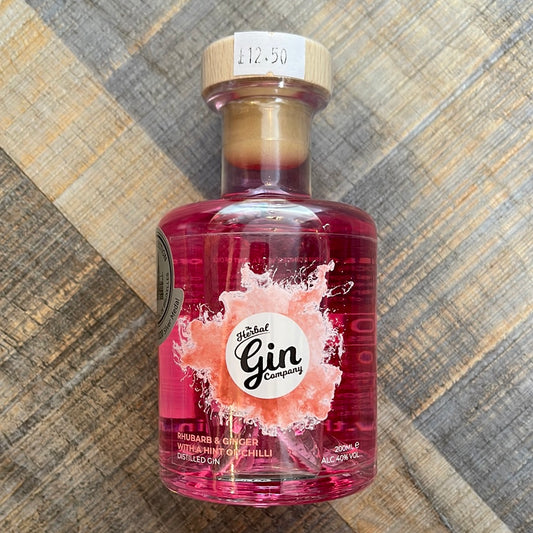 The Herbal Gin Company - Rhubarb & Ginger with a hint of Chilli (20cl)