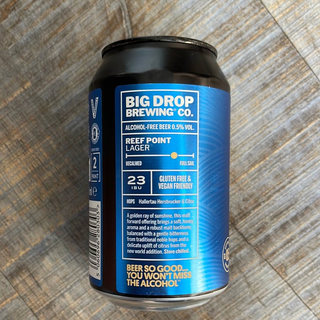 Big Drop Brewing - Reef Point (Non-Alcoholic Beer - Lager)