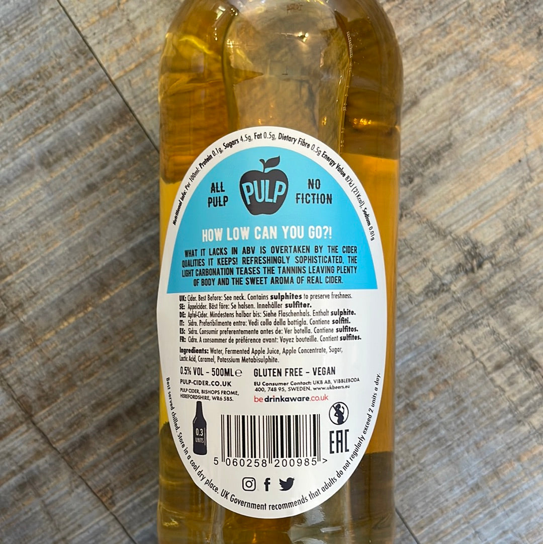 Pulp - Apple 0.5% (Non-alcoholic Cider)