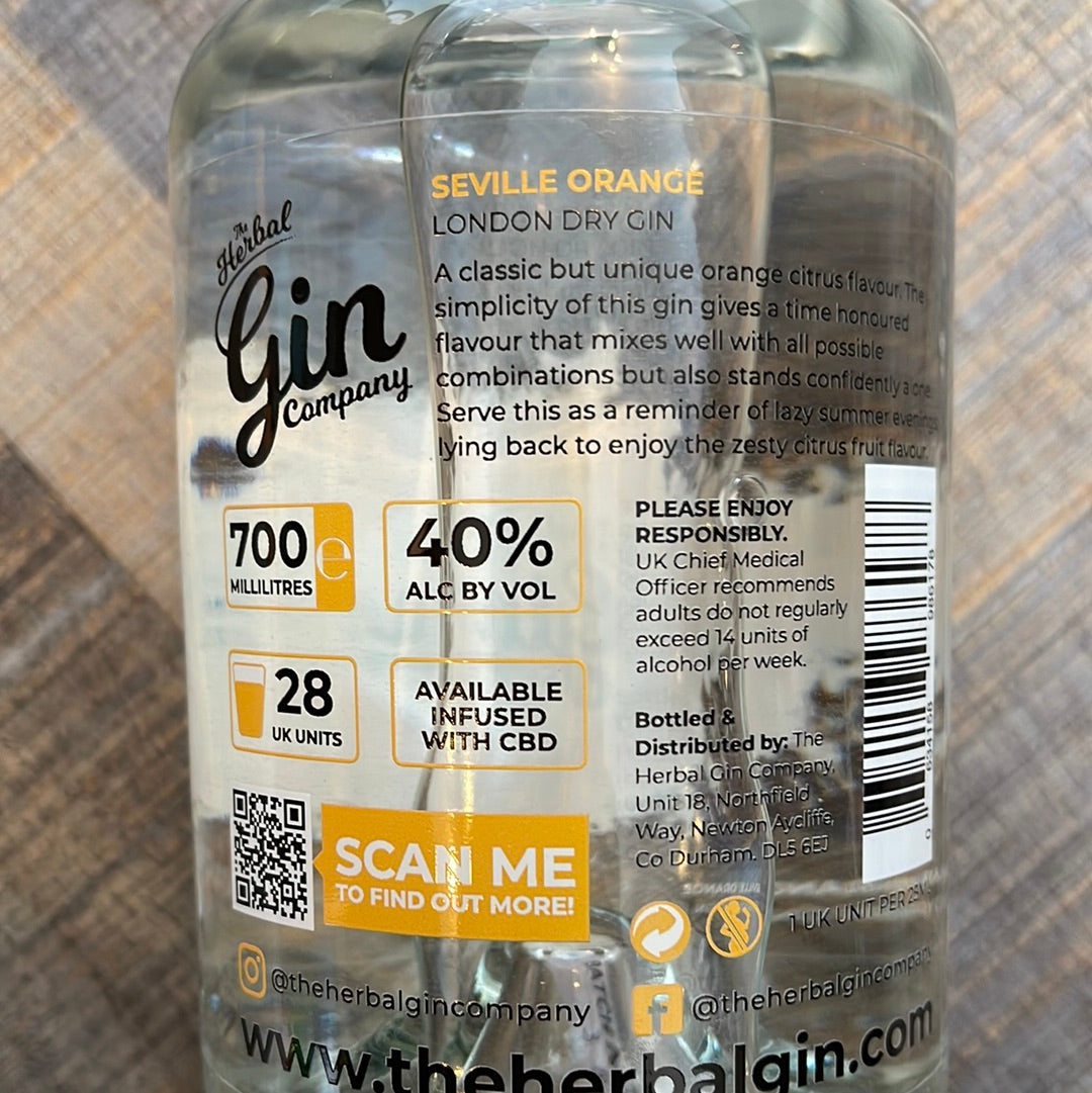 The Herbal Gin Company - Seville Orange (70cl)